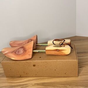 Wooden Boot Trees with Adjustable Design NOS Vintage